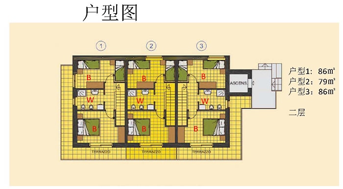 科莫-蓝色海岸公寓